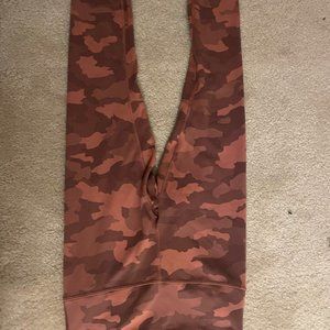Lululemon align pink camo leggings